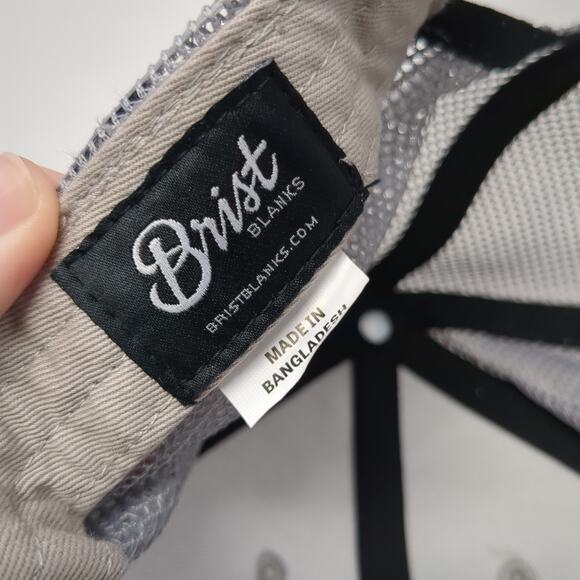 Stoup Ballard, WA Brewing Snapback Trucker Hat Gray One Size Cotton Brist Blanks - Picture 9 of 10